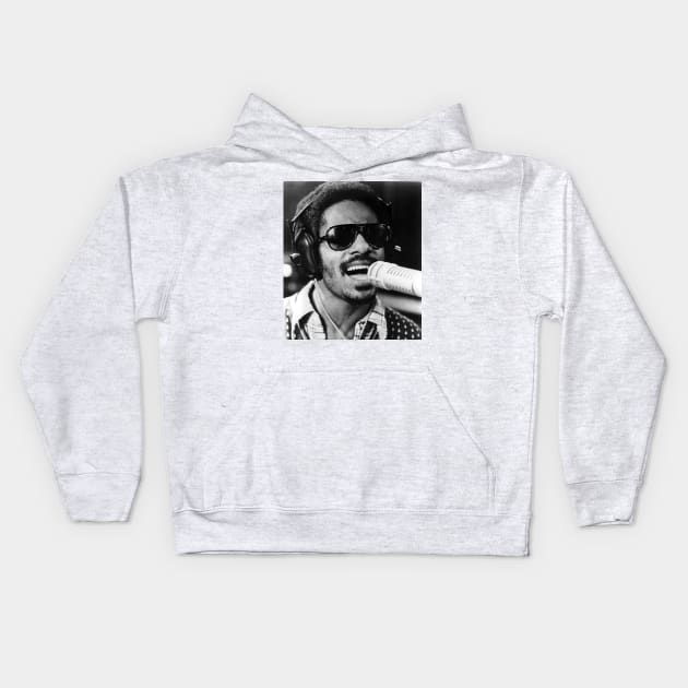 Stevie Wonder Kids Hoodie by Mollie